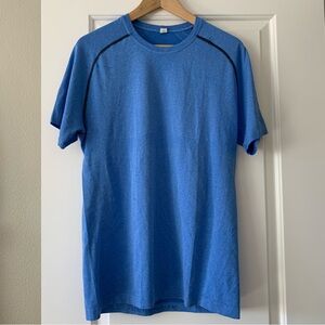 Men’s Lululemon Blue Workout Athletic Tech T-Shirt